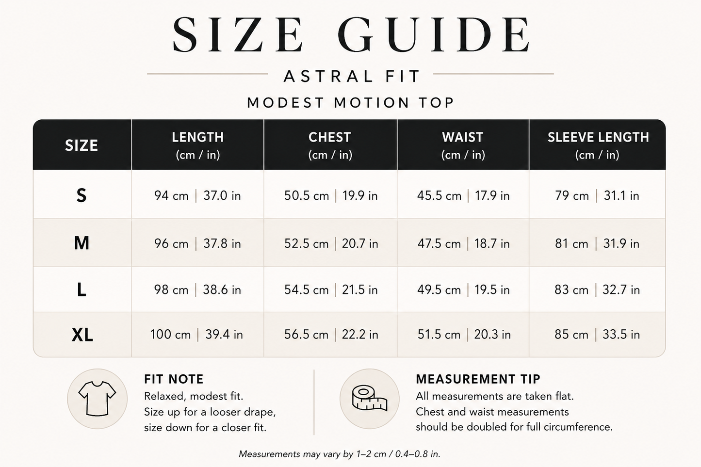 Modest Motion Top