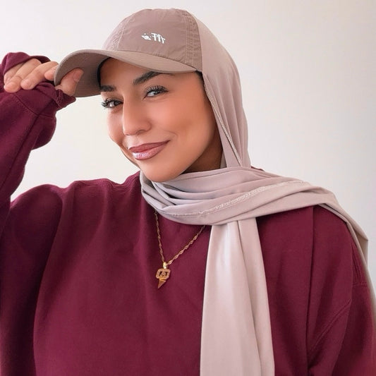 Adjustable Hijab Cap- Sand